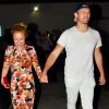 Hayden Panettiere et un ami à la sortie du restaurant "Craig's" à Los Angeles, le 2 août 2018.