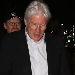 Richard Gere, marié debut avil, ne porte pas son alliance à la sortie du restaurant Cipriani à New York. Le 24 avril 2018