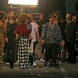 Janet Jackson sur le tournage de son nouveau clip avec Daddy Yankee dans le quartier de Brooklyn à New York. Le 23 juillet 2018