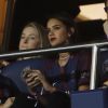 Bruna Marquezine (compagne de Neymar) dans les tribunes du parc des princes lors du match de football de ligue 1, le Paris Saint-Germain (PSG) contre Le Stade Malherbe Caen Calvados Basse-Normandie à Paris, France, le 12 août 2018. Le PSG a gagné 3-0. © Marc Ausset-Lacroix/Bestimage