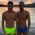 Luca et Enzo Zidane en week-end au lac de San Juan. Instagram le 22 juillet 2018.