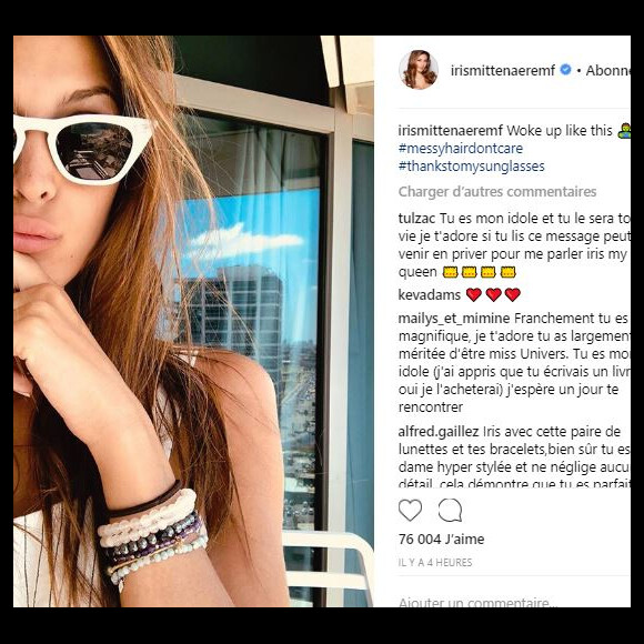 Kev Adams laisse un commentaire dans la dernière publication de sa chérie Iris Mittenaere - Instagram, 14 août 2018
