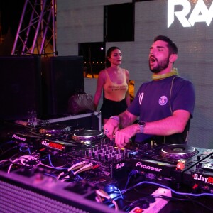 Exclusif - Dj Rawdolff - Beach Party du Radisson Blu de Djerba, le 5 août 2018. © Philippe Doignon/Bestimage