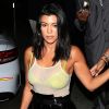 Kourtney Kardashian à la sortie du restaurant "Madeo" à Beverly Hills. Los Angeles, le 8 août 2018.
