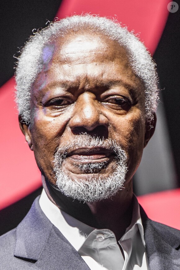 Kofi Annan au forum Global Citizen Live 2018 à Londres le 17 avril 2018.