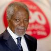 Kofi Annan assiste au 400ème anniversaire du groupe Vopak à Rotterdam le 5 octobre 2016.