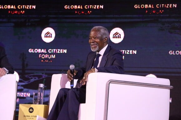 Exclusif - Kofi Annan - 3 ème édition du Global Citizen Forum (Conférence internationale réunissant dirigeants mondiaux, décideurs et autres philanthropes autour de la question de la citoyenneté) à Monaco le 9 octobre 2015.