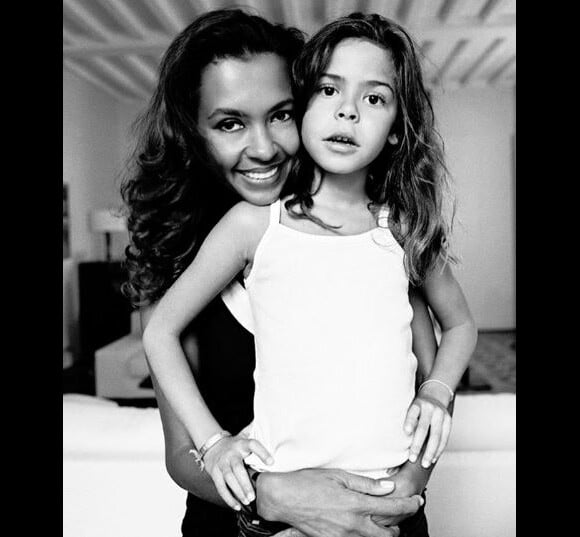 Archive de Karine Le Marchand et sa fille Alya âgée de 10 ans sur la photo - Instagram, 27 mai 2018
