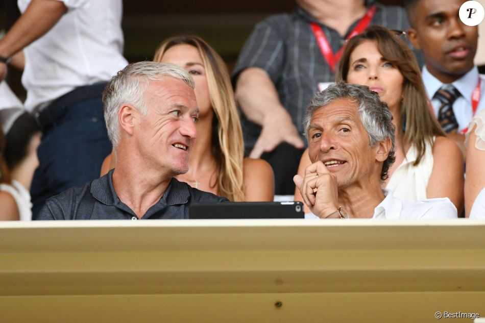 Didier Deschamps, Nagui, leurs femmes au second rang ...