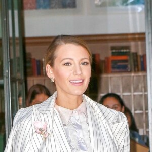 Blake Lively à la sortie de l'hôtel Crosby à New York, le 19 août 2018.