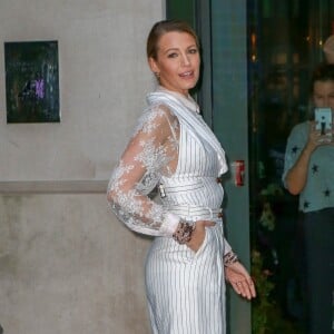 Blake Lively à la sortie de l'hôtel Crosby à New York, le 19 août 2018.