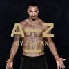 Zlatan Ibrahimovic pose pour sa marque de vêtements de sport A-Z. 7 décembre 2017. 