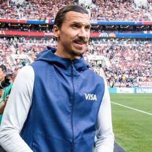 Zlatan Ibrahimovic lors du match de coupe du monde de l'Allemagne contre le Mexique au Stade Loujniki à Moscou, Russie, le 17 juin 2018. Le mexique a gagné 1-0. © Cyril Moreau/Bestimage