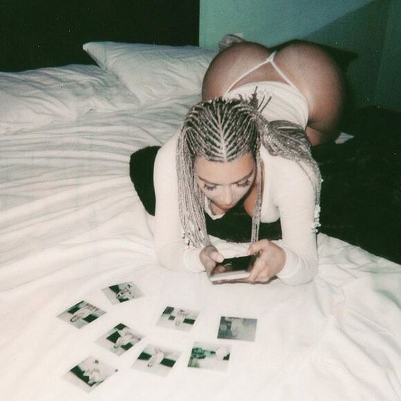 Kim Kardashian. Janvier 2018.