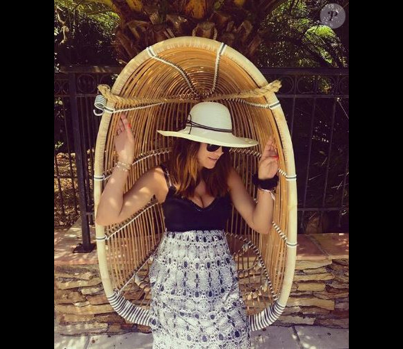 Karine Ferri enceinte de son deuxième enfant - Instagram, 24 mai 2018