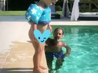 Ingrid Chauvin : Son fils Tom craquant casse-cou à la piscine
