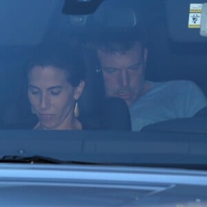 Jennifer Garner et Ben Affleck en voiture sur la route du centre de désintoxication Canyon Treatment Center à Los Angeles le 22 août 2018