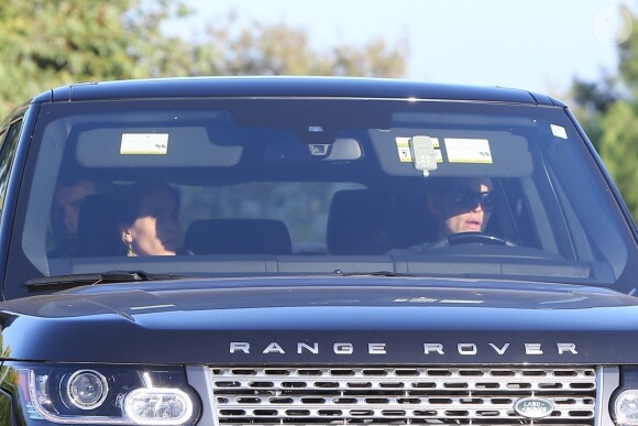 Jennifer Garner et Ben Affleck en voiture sur la route du centre de désintoxication Canyon Treatment Center à Los Angeles le 22 août 2018