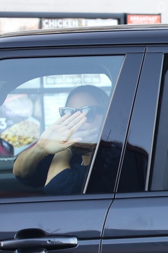 Jennifer Garner et Ben Affleck en voiture sur la route du centre de désintoxication Canyon Treatment Center à Los Angeles le 22 août 2018