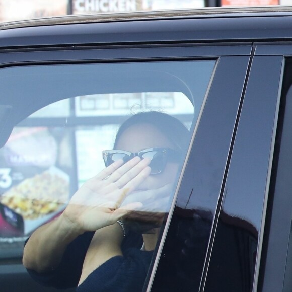 Jennifer Garner et Ben Affleck en voiture sur la route du centre de désintoxication Canyon Treatment Center à Los Angeles le 22 août 2018