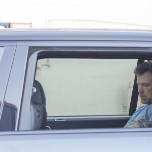 Jennifer Garner et Ben Affleck en voiture sur la route du centre de désintoxication Canyon Treatment Center à Los Angeles le 22 août 2018