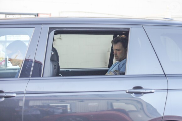 Jennifer Garner et Ben Affleck en voiture sur la route du centre de désintoxication Canyon Treatment Center à Los Angeles le 22 août 2018