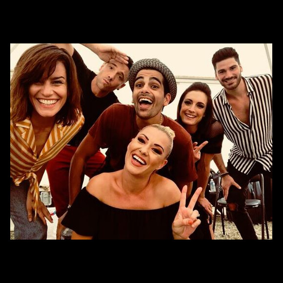 Fauve Hautot, Christophe Licata, Coralie Licata, Maxime Dereymez, Jordan Mouillerac et Katrina Patchett en tournée DALS - Instagram, 19 juillet 2018