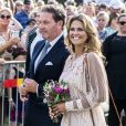  La princesse Madeleine de Suède et Christopher O'Neill lors des célébrations du 41e anniversaire de la princesse Victoria à Borgholm le 14 juillet 2018. 