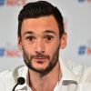Hugo Lloris, le gardien et capitaine de l'équipe de France de Football, pendant le point presse à la mairie de Nice le 18 juillet 2018. Il a été fêté par la ville de Nice 3 jours après sa victoire à la finale de la Coupe du Monde 2018 © Bruno Bebert/ Bestimage