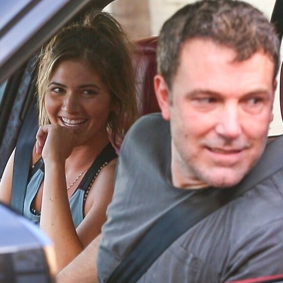 Ben Affleck et Shauna Sexton sont allés acheter de la nourriture à emporter chez Jack in the Box à Los Angeles, le 19 août 2018