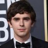 Freddie Highmore sur le tapis rouge de la 75ème cérémonie des Golden Globe Awards au Beverly Hilton à Los Angeles, le 7 janvier 2018. © Chris Delmas/Bestimage