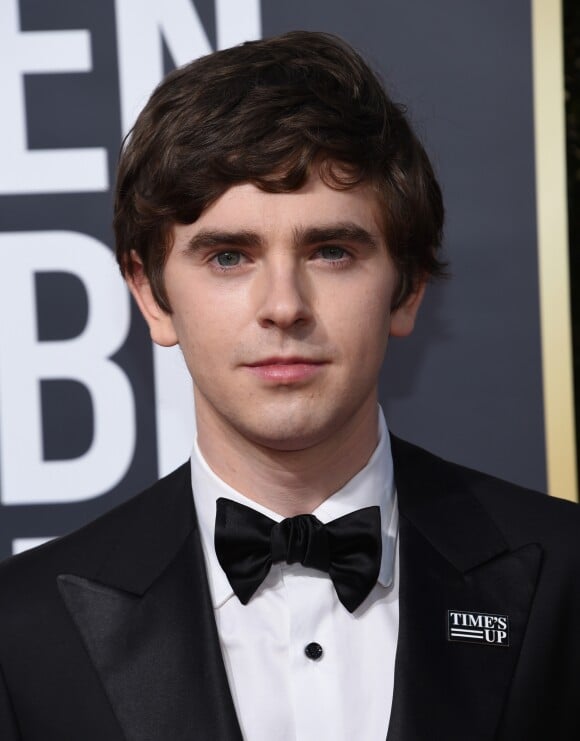 Freddie Highmore sur le tapis rouge de la 75ème cérémonie des Golden Globe Awards au Beverly Hilton à Los Angeles, le 7 janvier 2018. © Chris Delmas/Bestimage