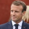 Le président de la République française Emmanuel Macron lors de la cérémonie de dépôt de gerbe au monument des soldats tombés à la citadelle de Copenhague - Le couple présidentiel français en visite d'État à Copenhague, Danemark, le 28 août 2018. © Ludovic Marin/Pool/Bestimage