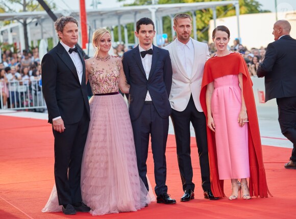 Jason Clarke, Olivia Hamilton , Damien Chazelle, Ryan Gosling, Claire Foy - Arrivées à la cérémonie d'ouverture du 75ème festival du film de Venise, la Mostra le 29 août 2018.