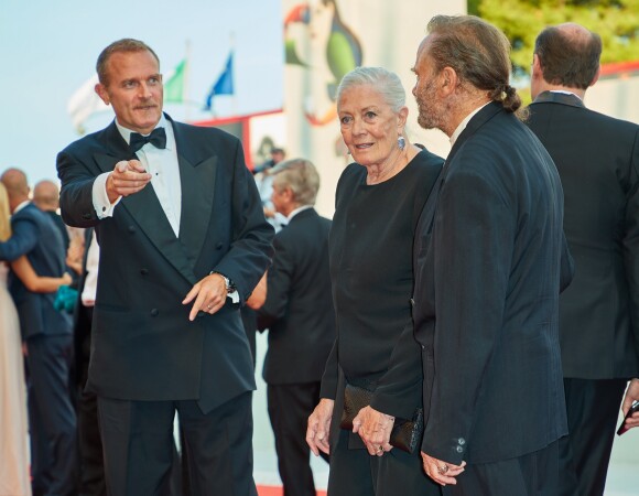 Vanessa Redgrave, Franco Nero et Carlo Nero - Arrivées à la cérémonie d'ouverture du 75ème festival du film de Venise, la Mostra le 29 août 2018.