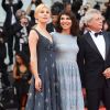 Clémence Poésy, Susanne Bier et Alessandro Baricco - Arrivées à la cérémonie d'ouverture du 75ème festival du film de Venise, la Mostra le 29 aout 2018.