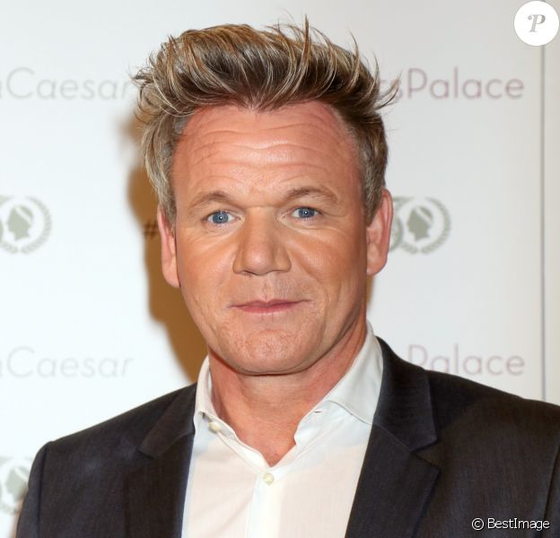 Gordon Ramsay - Célébrités lors du 50 ème anniversaire du Caesars Palace à Las Vegas le 6 aout 2016.