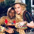 Madonna prend la pose avec son fils David qui fête ses 13 ans le 1er septembre 2018.