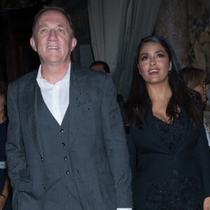 Francois-Henri Pinault,Salma Hayek - Les célébrités à la soirée 'Cocktail Yugen' lors de la Mostra de Venise, le 2 septembre 2018.