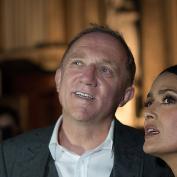 Francois-Henri Pinault,Salma Hayek - Les célébrités à la soirée 'Cocktail Yugen' lors de la Mostra de Venise, le 2 septembre 2018.