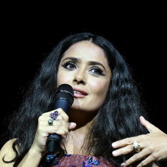 Salma Hayek - Soirée 'Franca Sozzani Award' lors de la 75ème édition du Festival du Film International de Venise, la Mostra, le 2 septembre 2018.