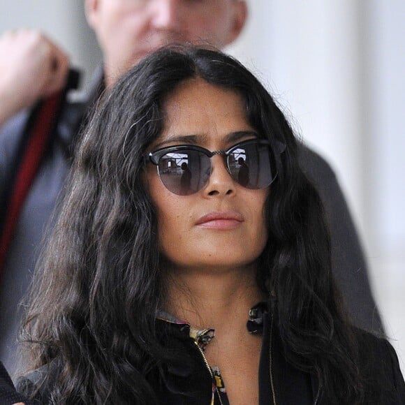 Salma Hayek et son mari François-Henri Pinault arrivent à Venise pour le 75ème festival du film, la Mostra le 31 août 2018.