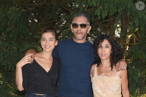 Natacha Krief, Roschdy Zem et Naidra Ayadi (réalisatrice) pour le film "Ma fille" lors du troisième jour de la 11ème édition du festival du Film Francophone d'Angoulême, France, le 23 août 2018. © Coadic Guirec/Bestimage