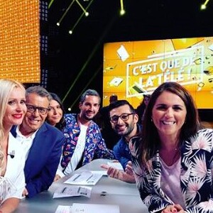 Valérie Benaïm sur le plateau de "C'est que de la télé" - Instagram, 29 juin 2018