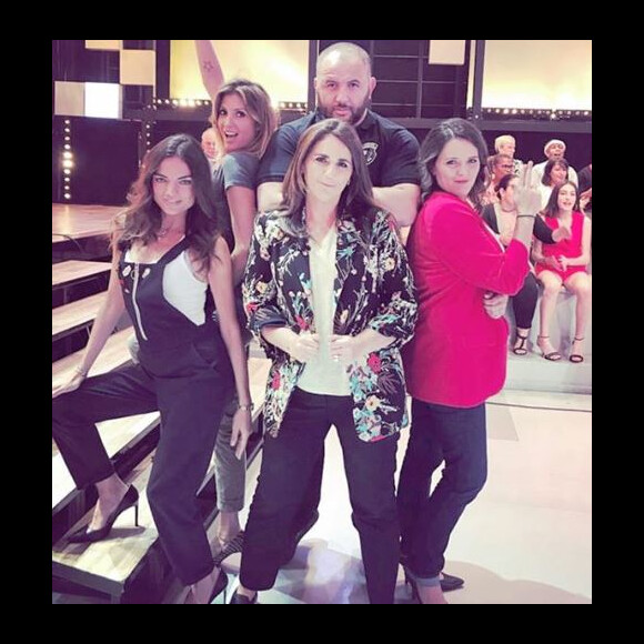 Valérie Benaïm sur le plateau de "C'est que de la télé" - Instagram, 27 juin 2018