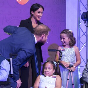 Le prince Harry, duc de Sussex et Meghan Markle, duchesse de Sussex à la soirée WellChild Awards à l'hôtel Royal Lancaster à Londres le 4 septembre 2018.