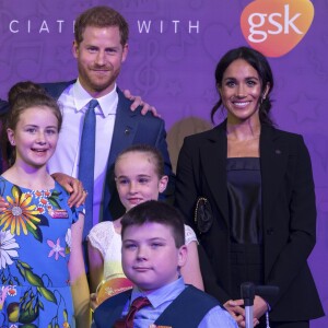 Le prince Harry, duc de Sussex et Meghan Markle, duchesse de Sussex à la soirée WellChild Awards à l'hôtel Royal Lancaster à Londres le 4 septembre 2018.