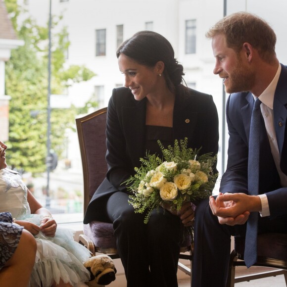 Le prince Harry, duc de Sussex et Meghan Markle, duchesse de Sussex à la soirée WellChild Awards à l'hôtel Royal Lancaster à Londres le 4 septembre 2018.