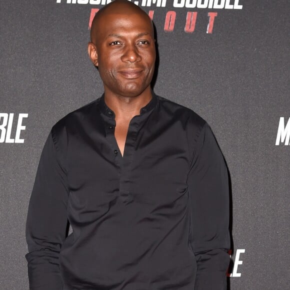 Harry Roselmack au photocall lors de l'avant-première mondiale de "Mission: Impossible Fallout" au Palais de Chaillot à Paris, le 12 juillet 2018. © Giancarlo Gorassini/Bestimage