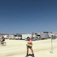 Pauline Ducruet se lâche à Burning Man, image extraite de sa story Instagram, septembre 2018.